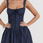 House Of CB  'Pietra' French Navy Corset Mini Dress NWOT size XL‎ Photo 0