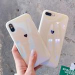 NEW iPhone 11/Pro/Max Heart Case White Photo 1
