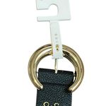 Jessica Simpson Belt Women's M 8-10 Black Faux Leather Gold Buckle $30 MSRP NWT Photo 1