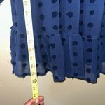 JODIFL  Women’s Navy Blue Short Dress Sz Medium Long Sleeve Photo 1