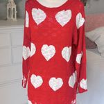 Red Heart Sweater Dress Photo 4