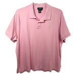 Ralph Lauren Lauren  Plus Size 3X Polo Shirt Pink Short Sleeve Cotton Preppy 1633 Photo 0