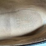 Naturalizer  Black Textured Loafers faux leather 8 silver detail casual office Photo 7