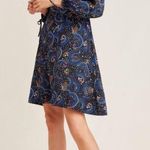 Anthropologie  Maeve Paisley Print Long Sleeve Mini‎ Dress, Size 4 Photo 1