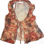 New with Tags Rebellious Dreamer Rose Mesh Tie Photo 0