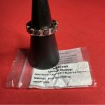 Bomb Party RG46343 “Uptown Glamour” Black Ice Crystal on Rose Gold Sz10 Ring NWT Size 10 Photo 3