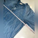 Anthropologie Cloth & Stone Boho  Denim Chambray Popover Blouse Photo 6