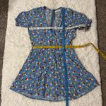 Faithfull the Brand  Floral Casual Dress in Blue Size XS Photo 8