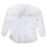 Spirit Jersey Walt Disney World Holiday Silver Gold Christmas Castle Velour - M Photo 1