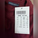 Brandy Melville  Burgundy Short Sleeve NWT Women’s T-Shirt Fitted One Size Photo 4