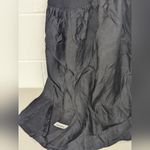 Sandro RTR sz 38 US 6 Dual-Material Midi Dress black silky sweater cut out Photo 4