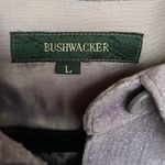 Bushwacker Purple Leather Button Down Blouse Women’s Size L Purple Size L Photo 2