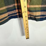 Natural Reflections Womens L Green Navy Orange Plaid Flannel Button Shirt Grunge Photo 3