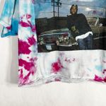 Ice Cube Large Tee Boyz N the Hood Tie Dye Handmade Pink Blue Crop Top 1007 Photo 3