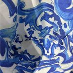 Dolce & Gabbana Dolce Gabbana Light Blue Woven Straw Weave Tote Bag Shoulder Fragrance Purse New Photo 2