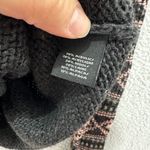 Ella Moss sweater women small gray nordic fair isle chunky knit alpaca wool cozy Photo 4