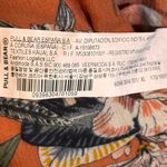 Pull &‎ Bear orange tropical one piece shorts romper size xl Photo 2