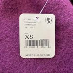 Free People Peaches Oversized Tunic Knit Sweater in Plum Caspia Size XS NWT $148 Photo 6