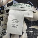 Coldwater Creek  Silk‎ Black Floral Maxi Skirt Size Small Photo 6