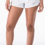 Nike White Crew Running Shorts Photo 0