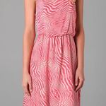 Alice + Olivia Pink Zebra Print Sleeveless Dress Photo 0