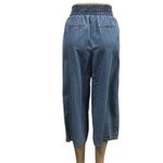 Cato Est 1946 Wide Leg Paperbag Pull On 2 Pocket Jeans Tie Belt Womens Medium Photo 3
