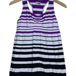 Athleta  Women's M Striped Racerback Athletic Tank with Shelf Bra Photo 0