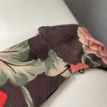 Jones New York  Bias Cut Dress Silk Floral ALTERED V-Neck Women Flirty Brown Pink Photo 13