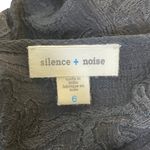 Anthropologie Silence + Noise Embroidered Bodycon Dress Sheer Back Ruched Formal Cocktail 6 Photo 7