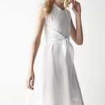 Rebecca Taylor White Netted Eyelet Tie-Waist Cap Sleeve Dress Size 8 Md Coquette Photo 10