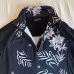 Roxy sz M Womens Black Floral Swim Rash Sun Gaurd Beach Outdoor Travel Vacation Photo 6