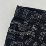 Valenza app Sports Stretch Monogram High Rise‎ Jean Black Size 26 Photo 3