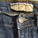 Free People Blue Skinny Jeans with Raw Hem Photo 5