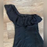 ASTR  the label black mini dress one shoulder Photo 9