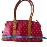 Dooney & Bourke Hot Pink Signature Coated Canvas Handbag Photo 5