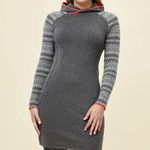 Krimson Klover Shelby Hoodie Sweater Dress Charcoal Size Medium Gray Photo 0