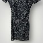 Reiss  Janella Black‎ Lace Sheath Dress Short Sleeve Size 4 Photo 4