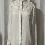 The Kooples Embroidered lace inset blouse Photo 0