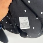 Skies Are Blue  Curvy Blazer Womens 2X Black Stretch Polka Dot Linen Notch Lapel Photo 5