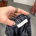 Grey Bandit Navy and White Plaid Pants Photo 3