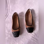 INC  International | Jenaya tan / brown & black ballet flat shoes 7M handmade Photo 10