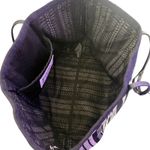 Bimba y Lola large‎ Plaited Shopper Tote Bag Black Woven Striped Beach Vacation Photo 10