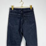 Topshop  Black Kort High Rise Straight Leg Cropped Jeans Size 25 Photo 6