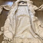 Samuel Dong tafetta Belted Ruffle Formal bubble coat Fancy Coat Jacket dress M Gold Size M Photo 7