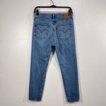 Levi's Premium Wedgie Jeans Women's W29 Blue Denim Slim Fit Button Fly Photo 2