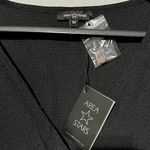 Area Stars New Long Sleeve Button Front Belted Jumpsuit Bella Black Size Medium Photo 12