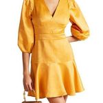 Ted Baker Dorota Topstitch Mini Dress, Size 5/L EXCELLENT! Retail $325 Photo 0
