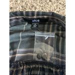 NWOT Ellos Women's Black/Brown plaid button down dress size‎ 18 Photo 3