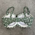Green polka dot peek &‎ beau bikini top Size XL Photo 1