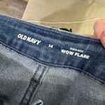Old Navy  High Rise Wow‎ Boot Cut blue Jeans Size 14 Photo 3